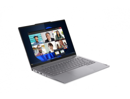 Nešiojamas kompiuteris Lenovo ThinkBook 14 2-in-1 Gen 4 Touch 14 WUXGA ULT7-155U/16GB/512GB/Intel Graphics/WIN11 Pro/ENG Backlit kbd/Grey/FP/2Y Warra