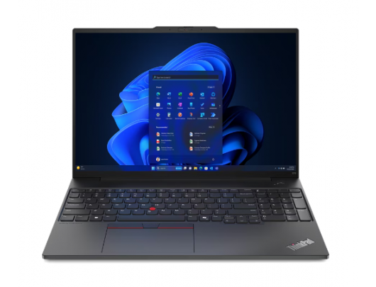 Nešiojamas kompiuteris Lenovo ThinkPad E16 Gen 2 Black 16" IPS WUXGA 1920x1200 pixels Anti-glare Intel Core U7 155H 16GB SO-DIMM DDR5 SSD 512GB Intel