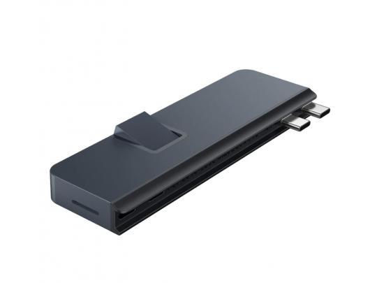 Jungčių stotelė Hyper HyperDrive Dual USB-C TB Compatible 7-in-2 Hub with universal USB-C ext Adaptor skirta MacBook Air/Pro 2016-2020 Ethernet LAN (
