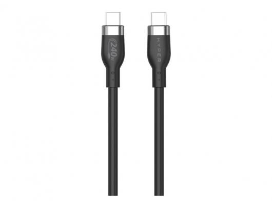 Kabelis Hyper Black USB-C cable Male 24 pin USB-C 1 m Male 24 pin USB-C