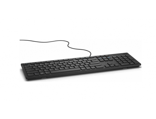 Klaviatūra Dell Keyboard KB216 Multimedia Wired Ukrainian Black