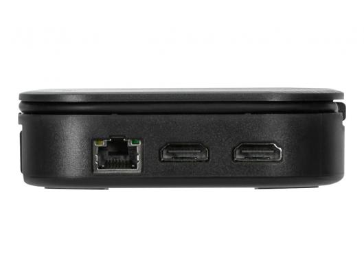 Jungčių stotelė Targus Universal DisplayLink USB-C Dual Monitor Travel Docking Station, 80W HDMI ports quantity 2 Ethernet LAN