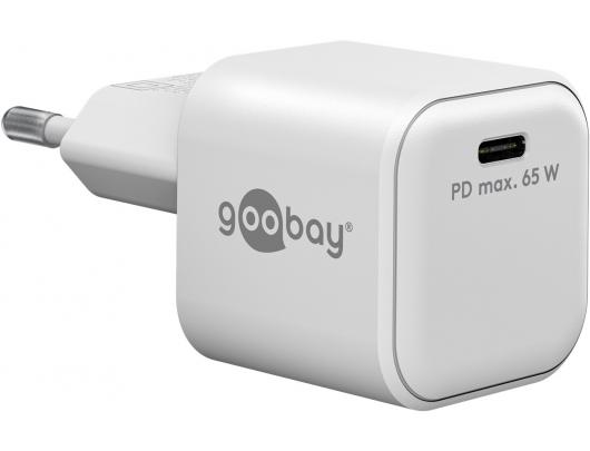 Įkroviklis Goobay 65370 USB-C USB-C TM Dual Fast Charger (36 W), White Goobay 5370 USB-C USB-C TM Dual Fast Charger (36 W)
