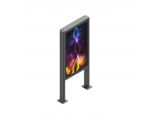 Televizoriaus laikiklis EDBAK POK101 Stand skirta 55" outdoor LG monitors - 55XE4F-M, Black EDBAK