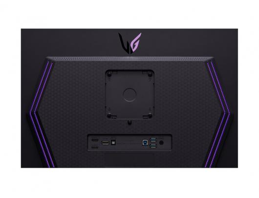 Monitorius LG UltraGear 27GS95QE-B 27 in QHD 2560x1440 at 240 Hz 1000 cd/m² 2xHDMI, DisplayPort Height, pivot (rotation), swivel, tilt None