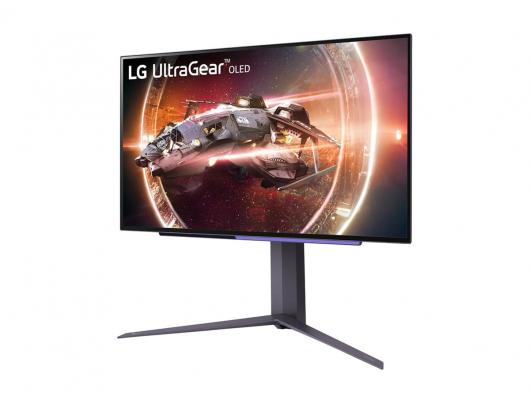 Monitorius LG UltraGear 27GS95QE-B 27 in QHD 2560x1440 at 240 Hz 1000 cd/m² 2xHDMI, DisplayPort Height, pivot (rotation), swivel, tilt None