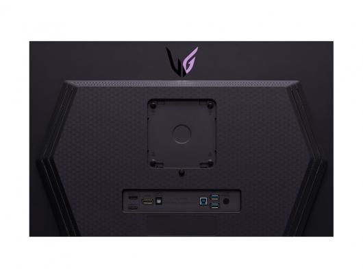 Monitorius LG UltraGear 27GS95QE-B 27 in QHD 2560x1440 at 240 Hz 1000 cd/m² 2xHDMI, DisplayPort Height, pivot (rotation), swivel, tilt None