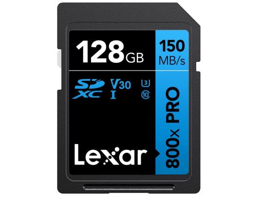 Atminties kortelė Lexar Memory Card Professional 800x PRO 128GB SDXC Flash memory class UHS-I