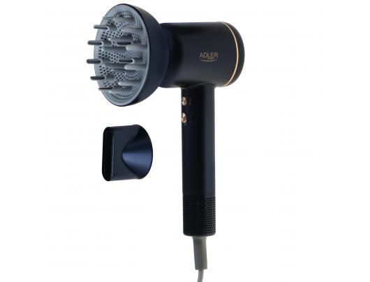 Plaukų džiovintuvas Adler Hair Dryer AD 2270 SUPERSPEED 1600 W Number of temperature settings 3 Ionic function Diffuser nozzle Black