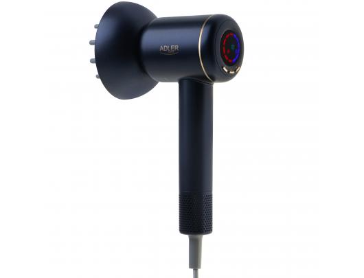 Plaukų džiovintuvas Adler Hair Dryer AD 2270 SUPERSPEED 1600 W Number of temperature settings 3 Ionic function Diffuser nozzle Black