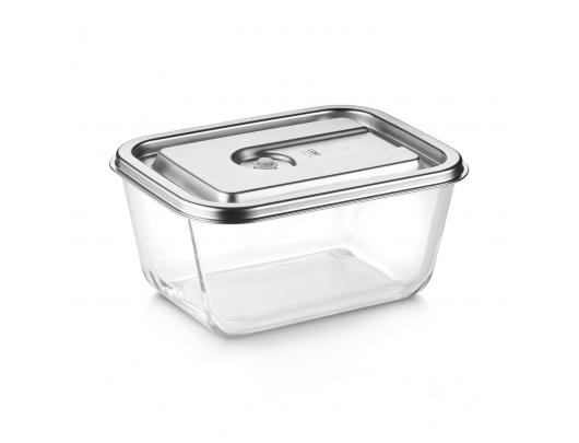 Vakuumavimo indas Caso Glass Vacuum Container with Plastic Lid VacuBoxx Inox XL Transparent