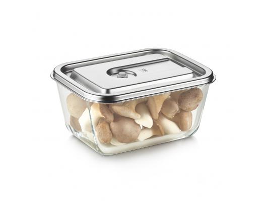 Vakuumavimo indas Caso Glass Vacuum Container with Plastic Lid VacuBoxx Inox XL Transparent