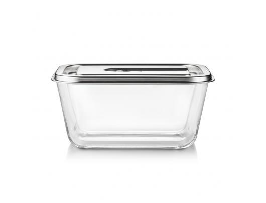 Vakuumavimo indas Caso Glass Vacuum Container with Plastic Lid VacuBoxx Inox XL Transparent