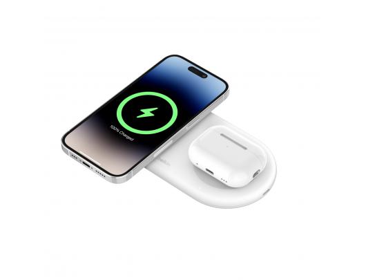 Belaidis įkroviklis Belkin BOOST CHARGE PRO 2in1 Qi2 15w Magnetic Charging Pad | WIZ021VFWH