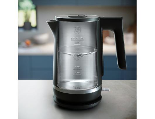 Virdulys Philips HD9395/90, elektrinis, 2200 W, 1.7 L, nerūdijantis plienas/plastikas, 360° pasukama bazė, juodas.