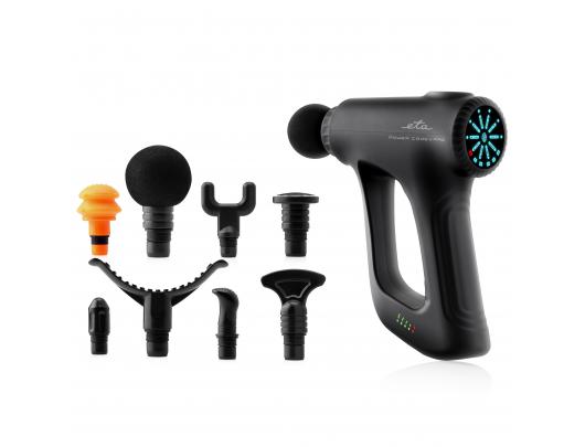 Masažuoklis ETA Massage Gun ETA266090000 PowerCare Pro Number of massage zones 3 Number of power levels 10 Black