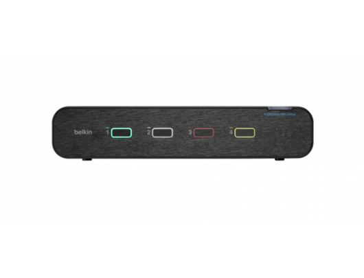 Komutatorius Belkin Universal 2nd Gen Secure KVM Switch, 4-Port, Dual Head, No CAC