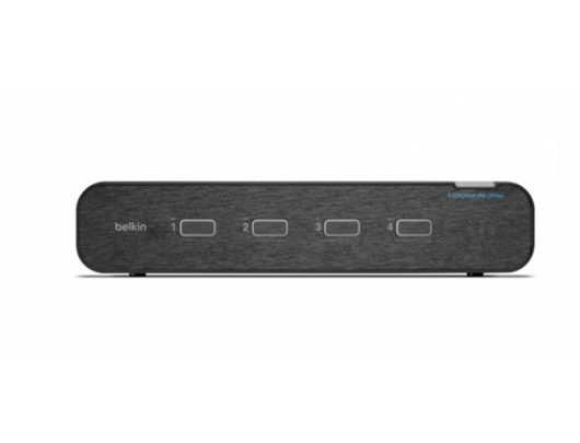 Komutatorius Belkin Universal 2nd Gen Secure KVM Switch, 4-Port, Dual Head, No CAC