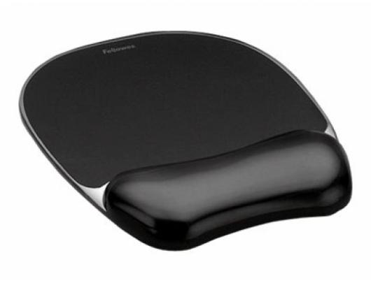 Pelės kilimėlis Fellowes Fellowes Gel Mouse pad with wrist pillow Crystals 20.2 cmx23.5 cmx2.5 cm Black