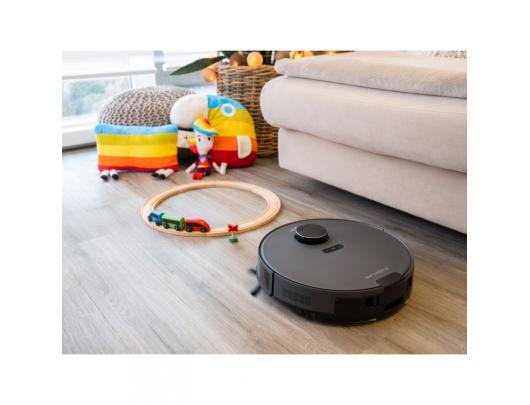Dulkių siurblys robotas ETA Robot Vacuum Cleaner Aurum PRO ETA624190000 Wet&Dry Operating time (max) 240 min Li-ion 5200 mAh Dust capacity 0.25 L Gre