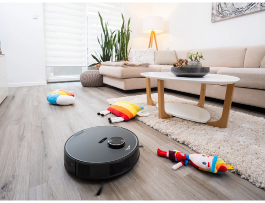 Dulkių siurblys robotas ETA Robot Vacuum Cleaner Aurum ETA524190000 Wet&Dry Operating time (max) 240 min Li-ion 5200 mAh Dust capacity 0.25 L Grey