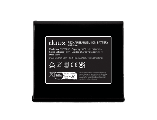 Baterijų paketas Duux Whisper Flex Ultimate Gen 2 Juoda