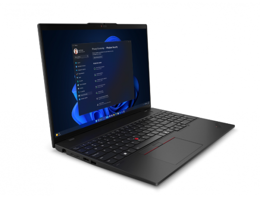 Nešiojamas kompiuteris Lenovo ThinkPad L16 Gen 1 Black 16" IPS WUXGA 1920x1200 pixels Anti-glare Intel Core U5 125U 16GB SSD 512GB Intel Graphics Win