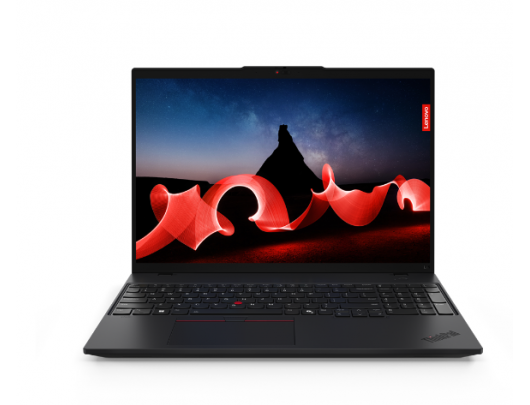 Nešiojamas kompiuteris Lenovo ThinkPad L16 Gen 1 Black 16" IPS WUXGA 1920x1200 pixels Anti-glare Intel Core U5 125U 16GB SSD 512GB Intel Graphics Win
