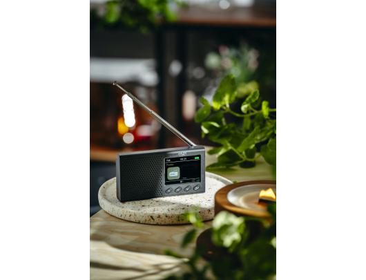 Radijo imtuvas Adler FM Travel Radio AD 1198 Alarm function Black