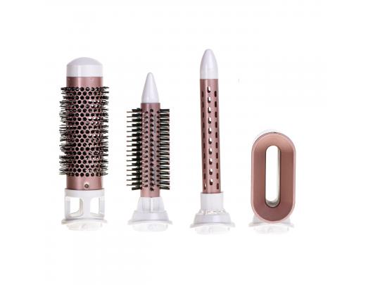 Plaukų formavimo šukos Adler Hair Styler 5 in 1 AD 2027, Number of heating levels 2, 1200 W, Pearl White, Rose Gold
