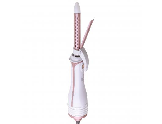Plaukų formavimo šukos Adler Hair Styler 5 in 1 AD 2027, Number of heating levels 2, 1200 W, Pearl White, Rose Gold
