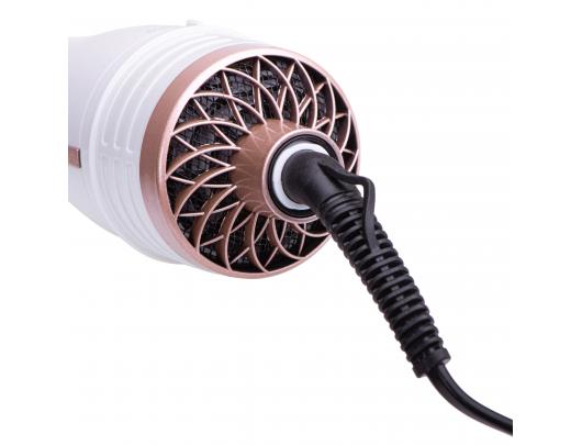 Plaukų formavimo šukos Adler Hair Styler 5 in 1 AD 2027, Number of heating levels 2, 1200 W, Pearl White, Rose Gold