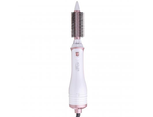Plaukų formavimo šukos Adler Hair Styler 5 in 1 AD 2027, Number of heating levels 2, 1200 W, Pearl White, Rose Gold