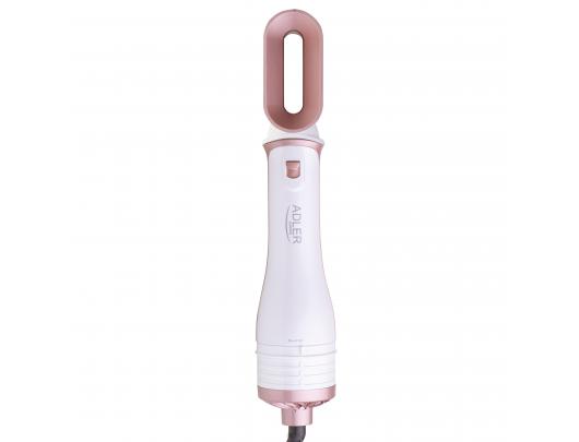 Plaukų formavimo šukos Adler Hair Styler 5 in 1 AD 2027, Number of heating levels 2, 1200 W, Pearl White, Rose Gold