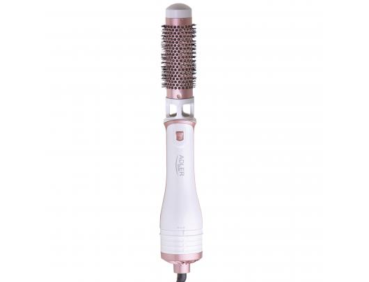 Plaukų formavimo šukos Adler Hair Styler 5 in 1 AD 2027, Number of heating levels 2, 1200 W, Pearl White, Rose Gold