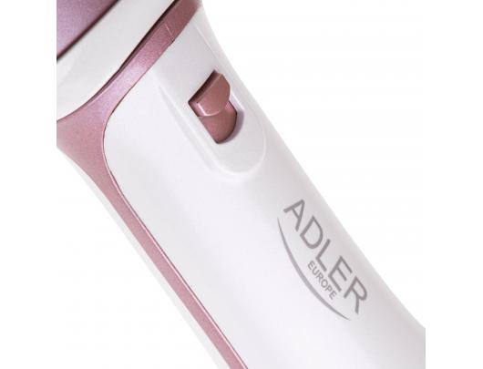 Plaukų formavimo šukos Adler Hair Styler 5 in 1 AD 2027, Number of heating levels 2, 1200 W, Pearl White, Rose Gold