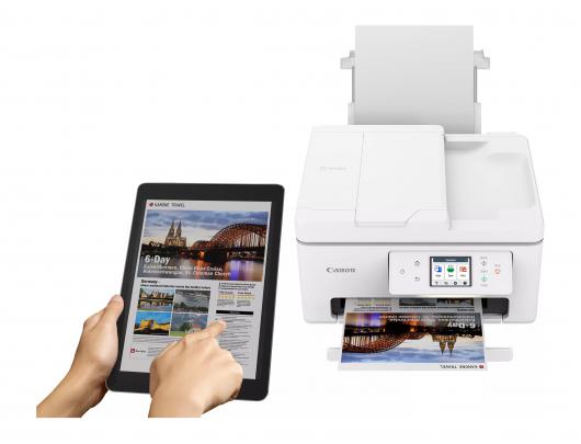 Rašalinis daugiafunkcinis spausdintuvas Canon IJ MFP PIXMA TS7750i Canon PIXMA TS7750i Printer / copier / scanner Colour Ink-jet A4/Legal White