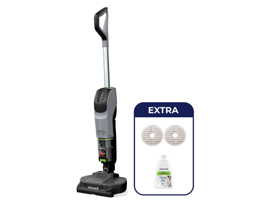 Dulkių siurblys šluota Bissell Hard Surface Cleaner SpinWave®+ Vac PET Select Cordless operating Handstick Washing function 25.9 V Operating time (ma