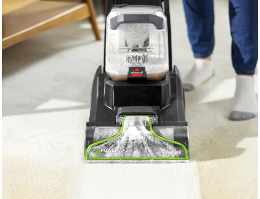 Dulkių siurblys šluota Bissell PowerWash Pet, Upright Carpet and Upholstery Cleaner 3878N Corded operating Handstick Washing function 600 W Black/Lim