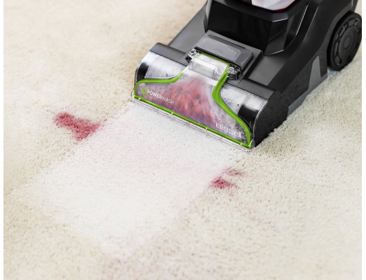Dulkių siurblys šluota Bissell PowerWash Pet, Upright Carpet and Upholstery Cleaner 3878N Corded operating Handstick Washing function 600 W Black/Lim