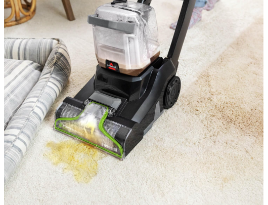 Dulkių siurblys šluota Bissell PowerWash Pet, Upright Carpet and Upholstery Cleaner 3878N Corded operating Handstick Washing function 600 W Black/Lim