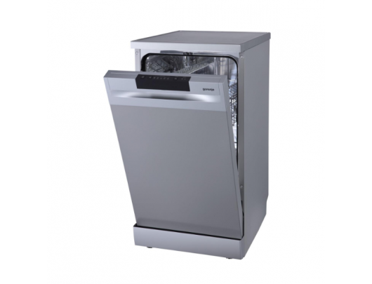 Indaplovė Gorenje Essential GS520E15S Width 44.8 cm Height 84.5 cm Class E Eco Programme Rated Capacity 9 Silver