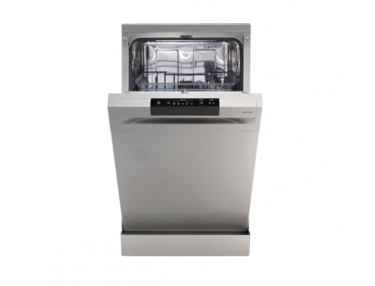 Indaplovė Gorenje Essential GS520E15S Width 44.8 cm Height 84.5 cm Class E Eco Programme Rated Capacity 9 Silver