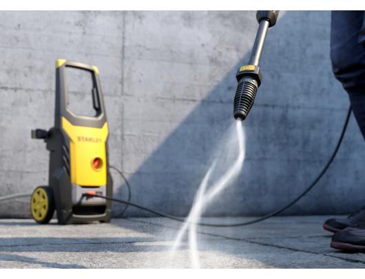 Aukšto slėgio plovimo įrenginys STANLEY SXPW14PE High Pressure Washer with Patio Cleaner (1400 W, 110 bar, 390 l/h) | Stanley 1400 W | 110 bar | 390 l