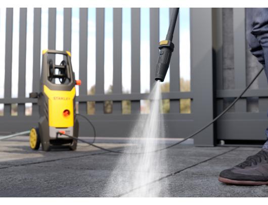 Aukšto slėgio plovimo įrenginys STANLEY SXPW16PE High Pressure Washer with Patio Cleaner (1600 W, 125 bar, 420 l/h) | Stanley 1600 W | 125 bar | 420 l