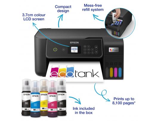 Rašalinis daugiafunkcinis spausdintuvas Epson EcoTank L3280, 3in1,Print, Scan, Copy