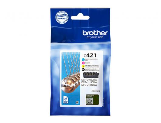 Brother Brother | 421 Value Pack | Black | Yellow | Cyan | Magenta | Ink cartridge | 200 pages