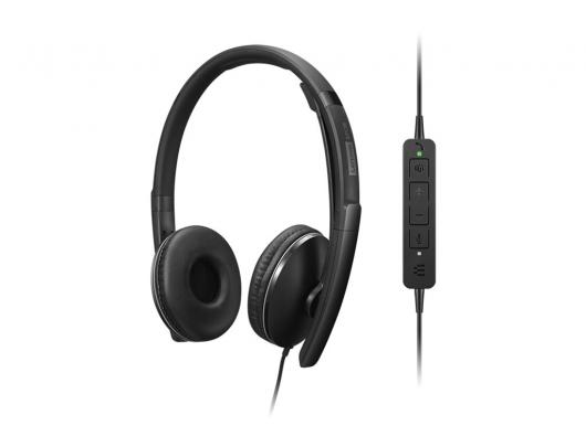 Ausinės Lenovo ANC Headset Gen2 (Teams) 4XD1M45627 Wired Black