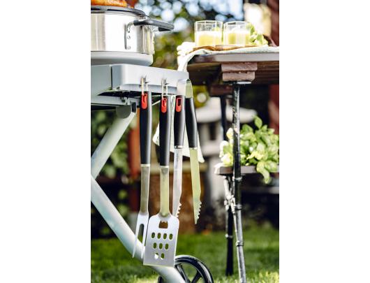 Grilio įrankių rinkinys Adler Grill Utensil Set with Carrying Case AD 6727 Grill Cutlery Set 4 vnt Stainless Steel/Black