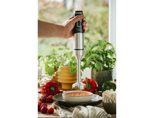 Trintuvas (blenderis) Adler Hand Blender AD 4628 Hand Blender 1900 W Number of speeds 1 Turbo mode Ice crushing Stainless Steel/Black